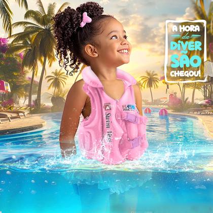 Imagem de Boia Colete Inflável Infantil Praia Piscina Salva Vidas