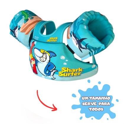 Imagem de Boia De Braço Colete Infantil Menino Menina Piscina Ajustável