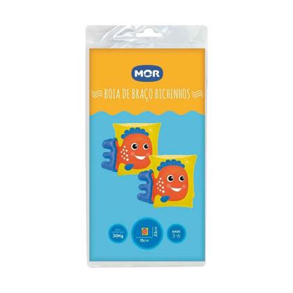 Imagem de Boia De Braço Infantil Bichinhos Até 30kg Amarelo 001803 - Mor