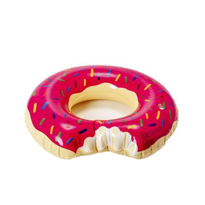 Imagem de Boia de Donut Rosa Mordida dos Simpsons P/ Crianças 6 7 Anos