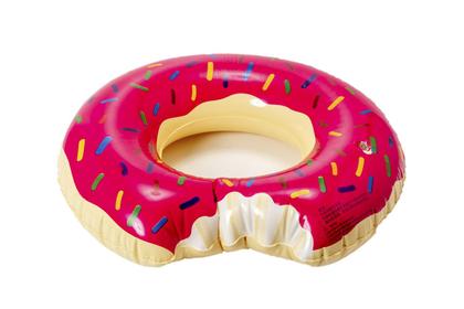 Imagem de Boia de Donut Rosa Mordida dos Simpsons Para Criança Fashon