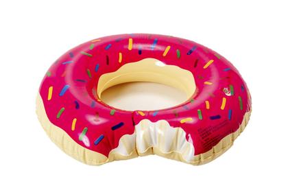 Imagem de Boia Donut Com Confeito Mordida Festa Na Praia