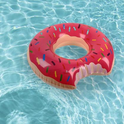 Imagem de Boia Donuts Rosquinha Piscina Inflável Boia Infantil Circular - cores sortidas