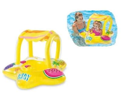 Imagem de Boia Fralda Inflável Infantil Bebê Brinquedo Piscina Parasol