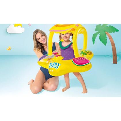 Imagem de Boia Infantil Baby Float Kiddie Frutas Com Cobertura Intex