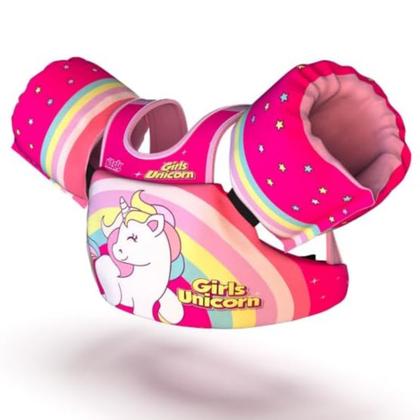 Imagem de Boia Infantil Colete Salva Vida Rosa Unicórnio - Nash