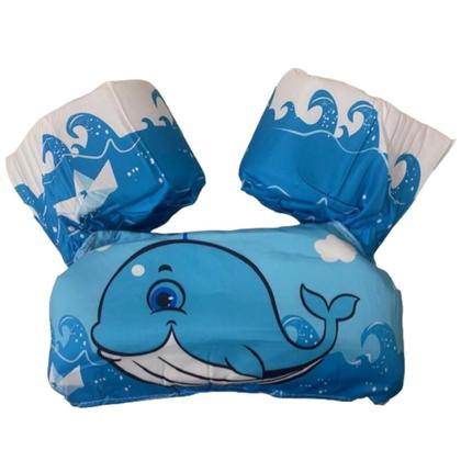 Imagem de Boia Infantil Colete Salva Vidas Com Anel Para Braço Acessório Piscina Para Nadar Verão Praia Mar Hidro