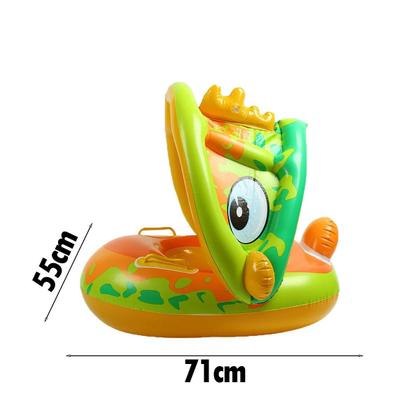 Imagem de Boia Infantil Com Proteção Solar Cobertura Bote Bebe Piscina