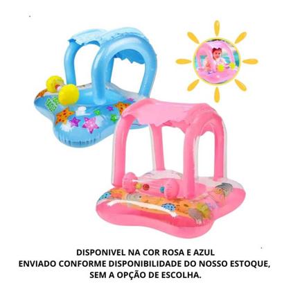Imagem de Boia Infantil Inflável Com Cobertura Baby Float Para Piscina