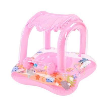 Imagem de Boia Infantil Inflável Com Cobertura Baby Float Para Piscina
