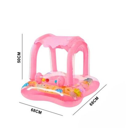Imagem de Boia Infantil Inflável Com Cobertura Baby Float Para Piscina