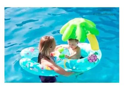 Imagem de Boia Infantil Inflável Dupla Baby Bote Peixinhos 5659 Intex