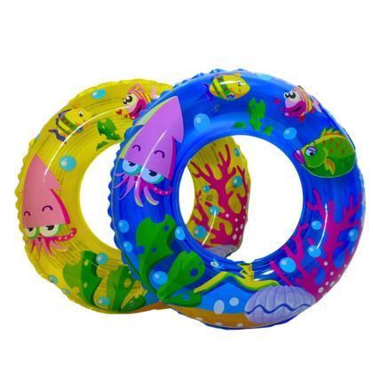 Imagem de Boia Infantil Inflável Estampa Fundo Do Mar Praia Piscina Unissex Praia Piscina Parque Aquático