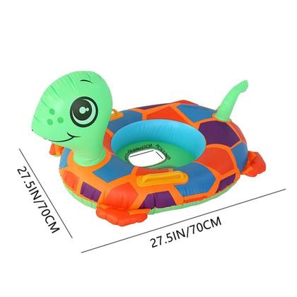Imagem de Boia Infantil Inflável Pato Tartaruga Modelos Para Bebê Piscina