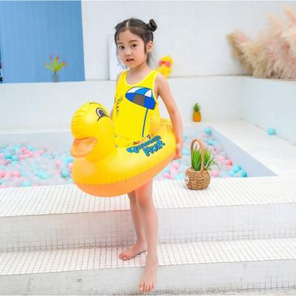 Imagem de Boia Infantil Inflável Pato Tartaruga Modelos Para Bebê Piscina