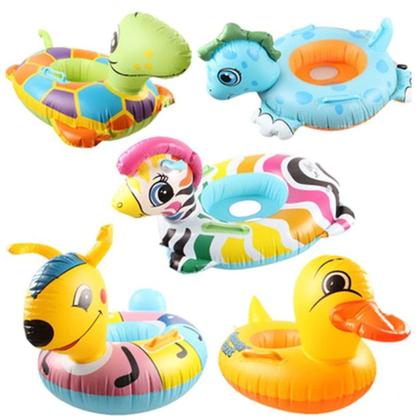 Imagem de Boia Infantil Inflável Pato Tartaruga Modelos Para Bebê Piscina