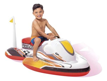 Imagem de Boia Infantil Jet Ski Moto Aquática Inflavel Resistente Segura Para Piscina