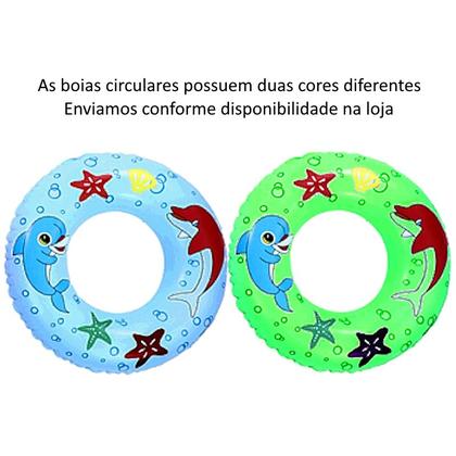 Imagem de Boia Infantil para Piscina e Praia 60cm Vinil até 30kg