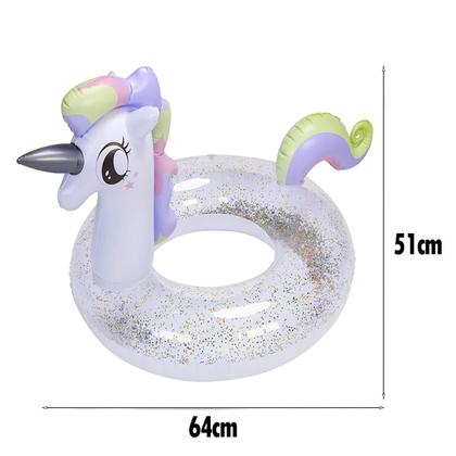 Imagem de Boia Infantil Unicórnio Bichinhos Inflável Piscina Verão