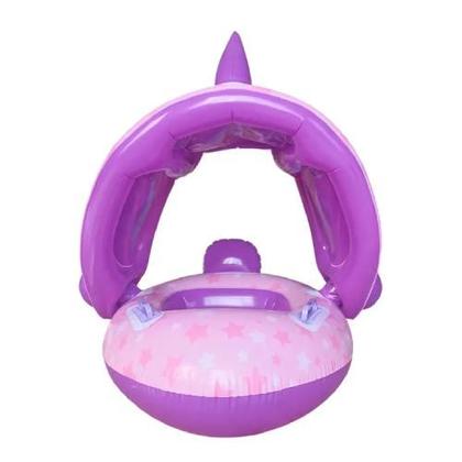 Imagem de Boia Inflável 3D Jacaré Menina Com Assento e Apoio  Certificado Inmetro