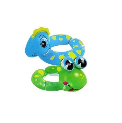 Imagem de Boia Inflável Circular Com Fenda Estampa Animais Wellmix