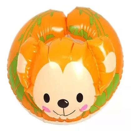Imagem de Boia Inflável Circular Infantil Animais Bebe Criança Piscina Macaco 