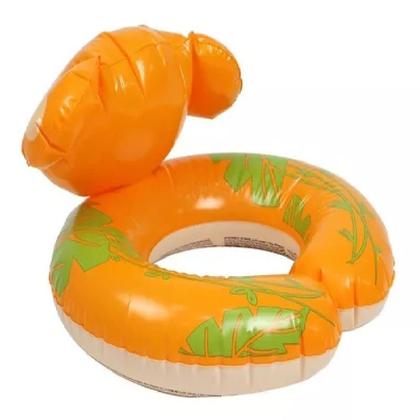 Imagem de Boia Inflável Circular Infantil Animais Bebe Criança Piscina Macaco 