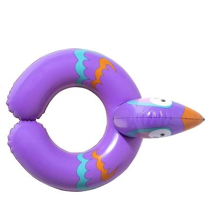 Imagem de Boia Inflável Circular Infantil Animais Bebe Criança Piscina Tucano