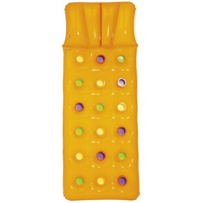 Imagem de Boia Inflável Colchão Color 188X71CM com Travesseiro (100KG)