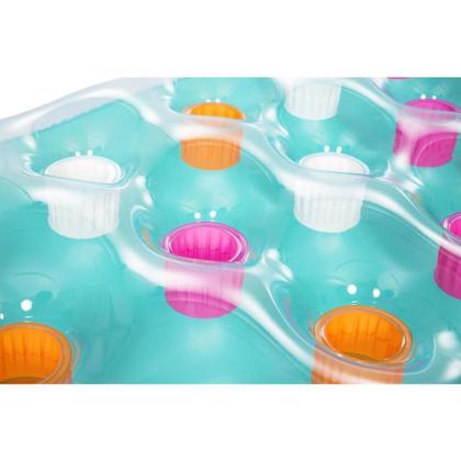 Imagem de Boia Inflável Colchão Color 188X71CM com Travesseiro (100KG)