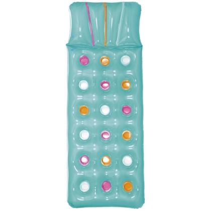 Imagem de Boia Inflável Colchão Color 188X71CM com Travesseiro (100KG)