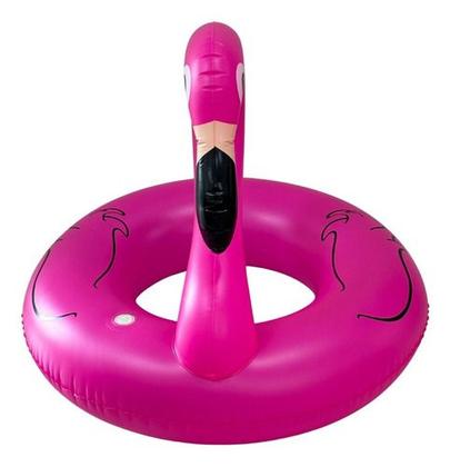 Imagem de Boia Inflável De Flamingo Rosa C/ Led Importway Para Piscina