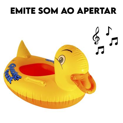 Imagem de Boia Inflável de Pato Para Bebes Tipo Fralda