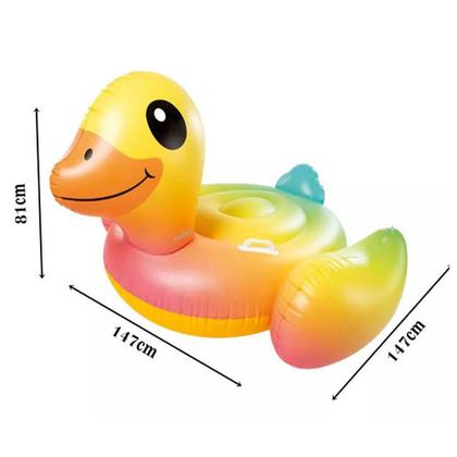 Imagem de Boia Inflável Grande Pato Amarelo 147cm Intex