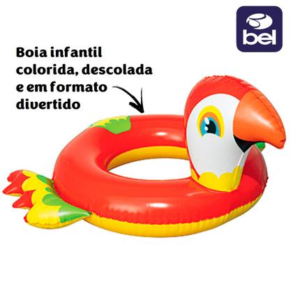 Imagem de Boia Inflável Infantil Animais Circular Com Abertura Para Piscina Verão - 96700 Belfix