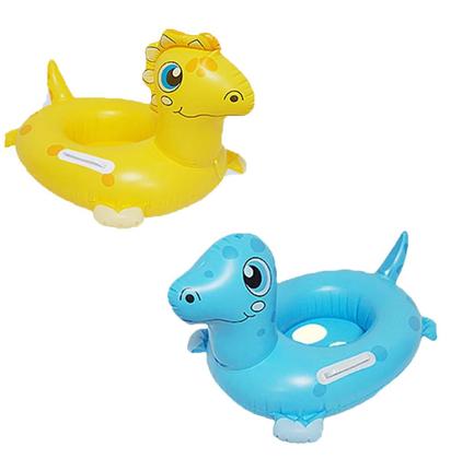 Imagem de Boia Inflável Infantil Bote Fralda Dinossauro Piscina