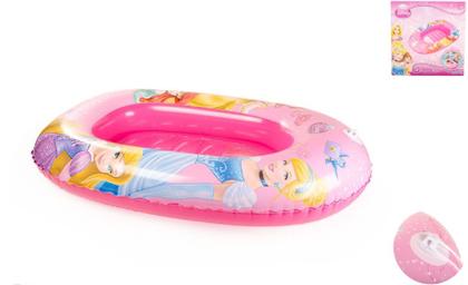 Imagem de Boia Inflável Infantil Bote Princesas Disney Bestway 001154 Mor
