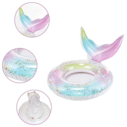 Imagem de Boia Inflável Neon Redonda Piscina Criança Adulto +8 Anos