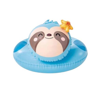 Imagem de Boia Inflável Redonda Animal Azul Intex 58x55cm p/ Crianças