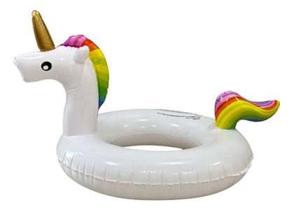 Imagem de Boia inflável redonda luxo grande unicório 90cm iwbiu90