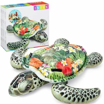 Imagem de Bóia Inflável Tartaruga Grande Gigante com Alças  Intex 57555NP