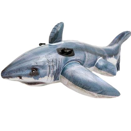 Imagem de Bóia Inflável Tubarão Grande com Alças Resistentes - Intex 57525NP