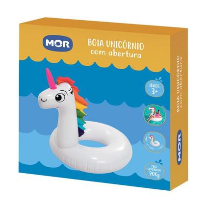 Imagem de Boia Inflável Unicórnio com Abertura Central - Mor