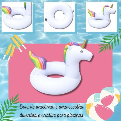 Imagem de Boia Inflável Unicórnio120cm - Importway