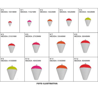 Imagem de Boia Lambari Nº08 (3,6X4,9CM) 100pcs