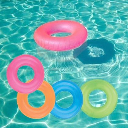 Imagem de Boia Neon 85 Cm Redonda Inflável Piscina Praia