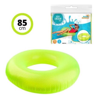 Imagem de Boia Neon 85 Cm Redonda Inflável Piscina Praia