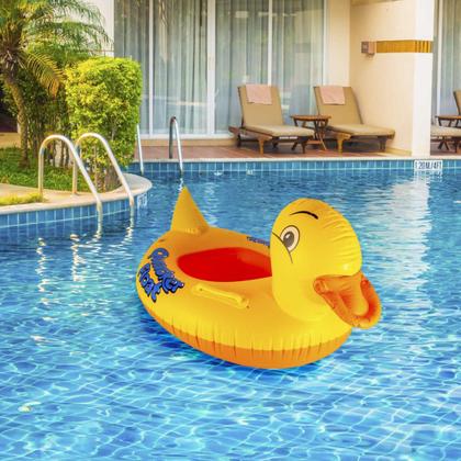 Imagem de Boia Pato Infantil Inflável Piscina C/ Apoio Pernas P/ Bebê