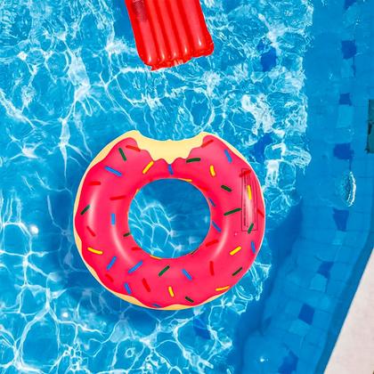 Imagem de Boia Piscina Redonda 48cm Infantil Piscina Inflável Pequena