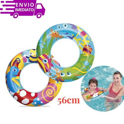 Imagem de Bóia Redonda Estampada Animais Colorido Crianças Diversão Piscina